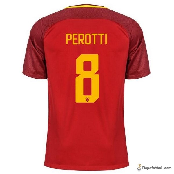 Camiseta As Roma Replica Primera Ropa Perotti 2017/18